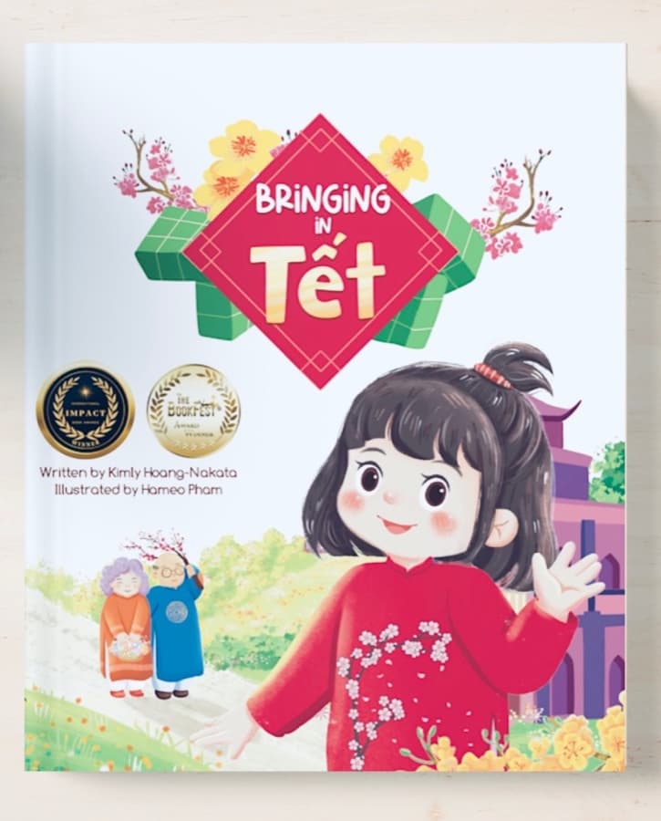 The cover of Bringing in Tết, the picture book discussed in Kimly’s author interview