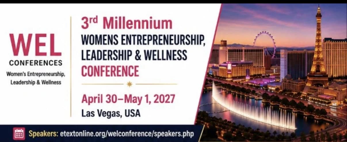 3rd Millennium Women’s Entrepreneurship, Leadership & Wellness Conference — April 30 to May 1, 2027, Las Vegas