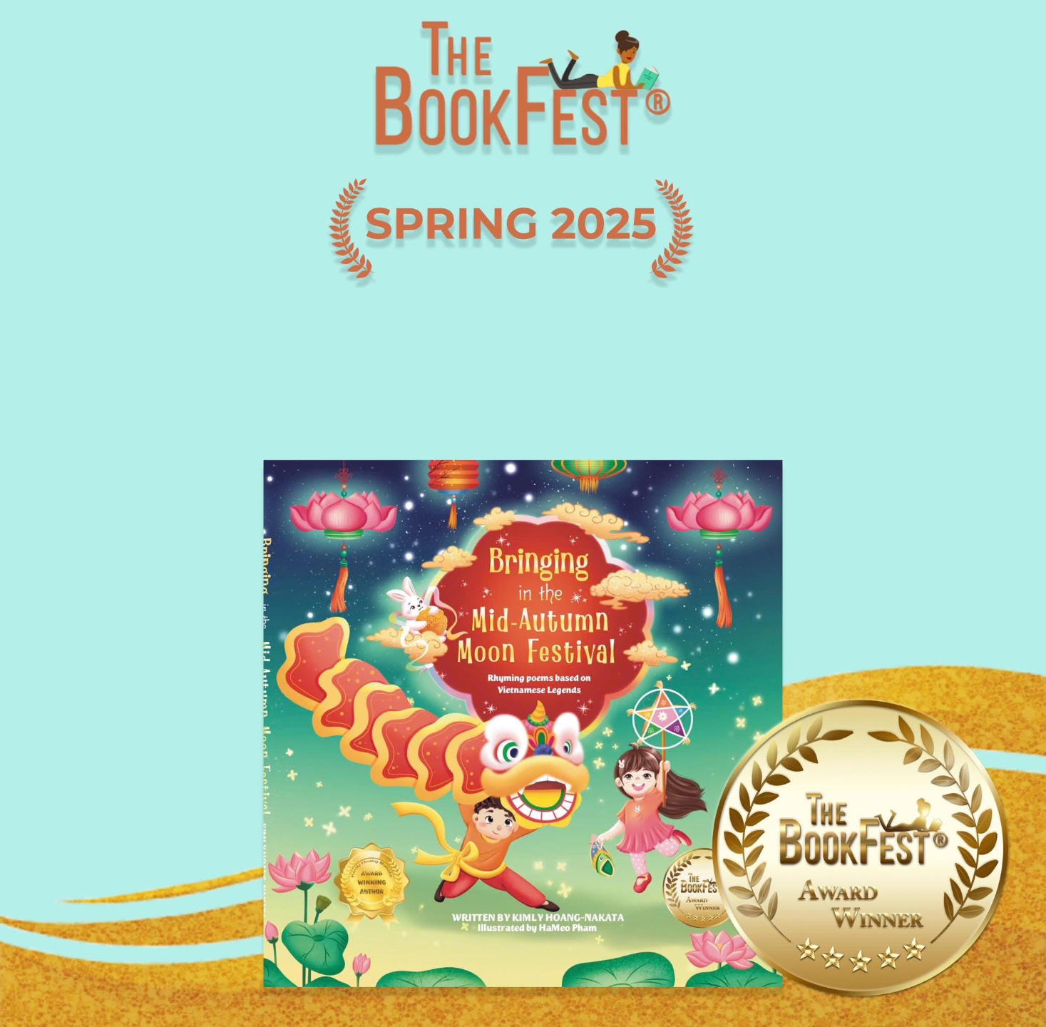 BookFest Spring 2025 First Place announcement