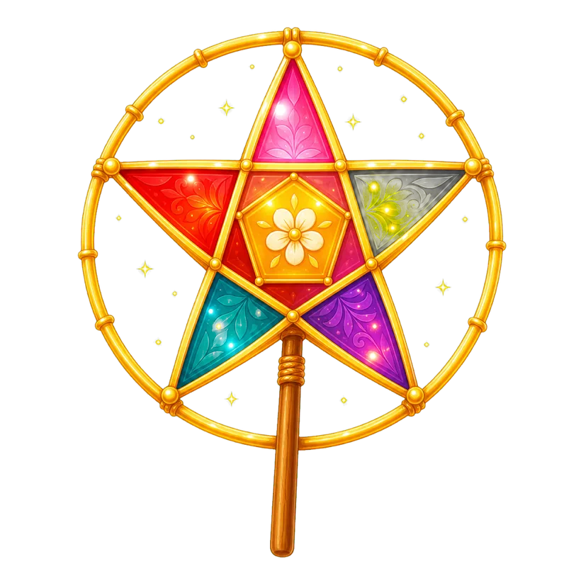 The đèn ông sao star lantern