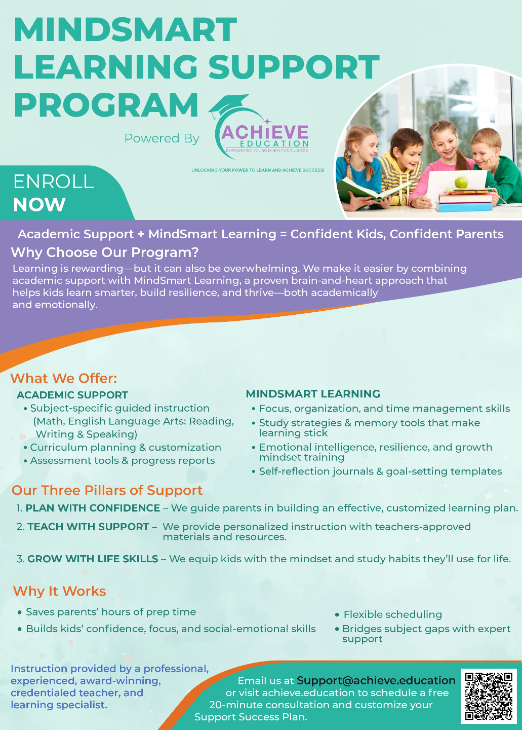 Achieve Education program flyer